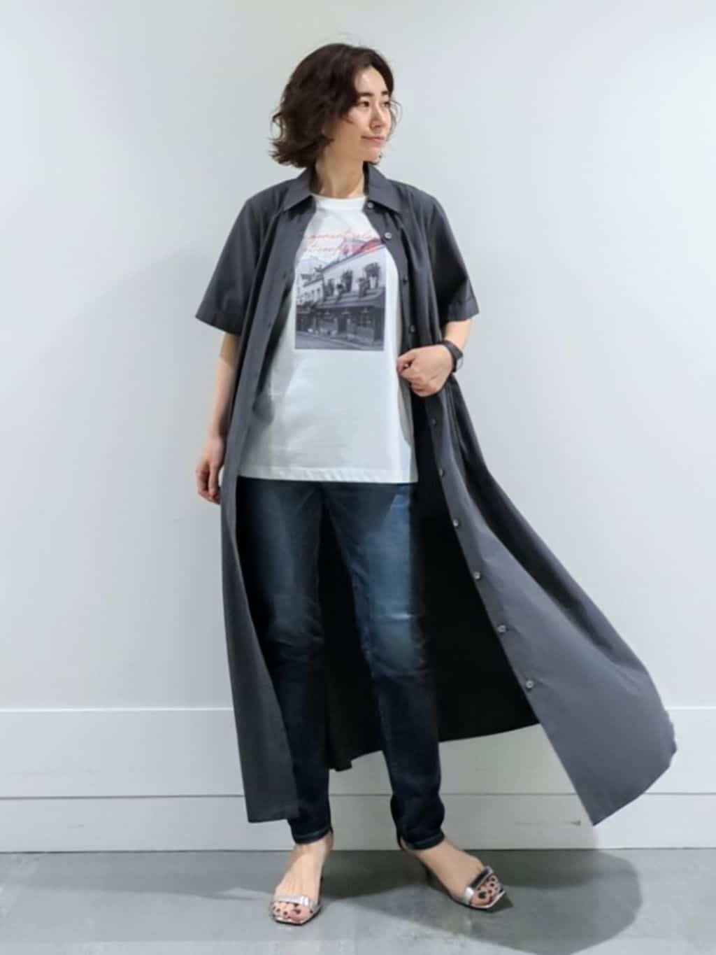 ミズタさんの「UNTITLED｜【Healthy DENIM&times;UNTITLED】別注 R Mrytle（リマートル）テーパードデニム」を使ったコーディネート