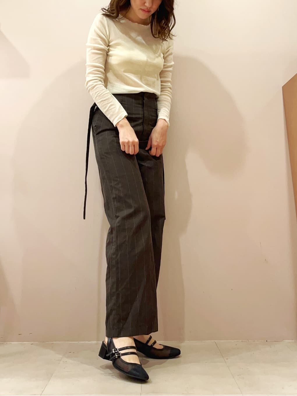 Oさんの「ESPERANZA｜ダブルベルトメッシュパンプス」を使ったコーディネート