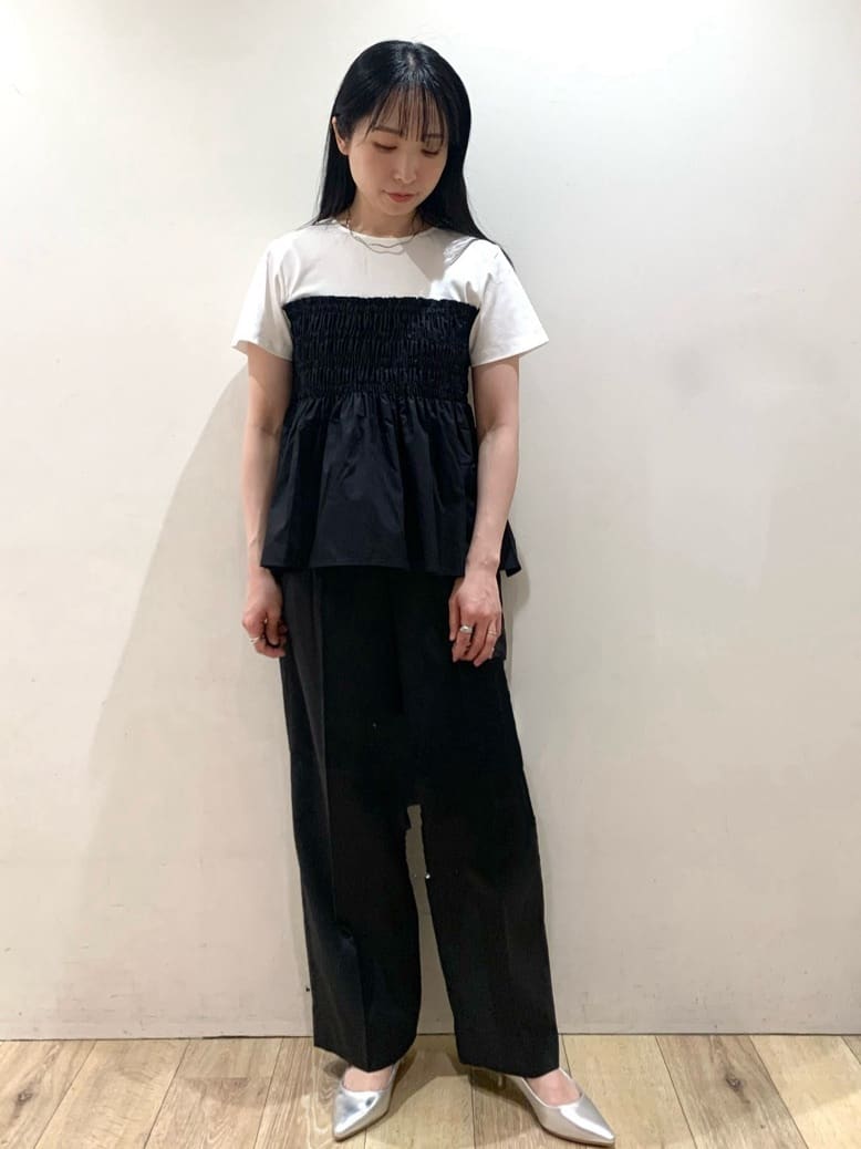 matsuさんの「index｜麻調シアーダブルブレストテーラードジャケット【洗濯機洗い可】」を使ったコーディネート
