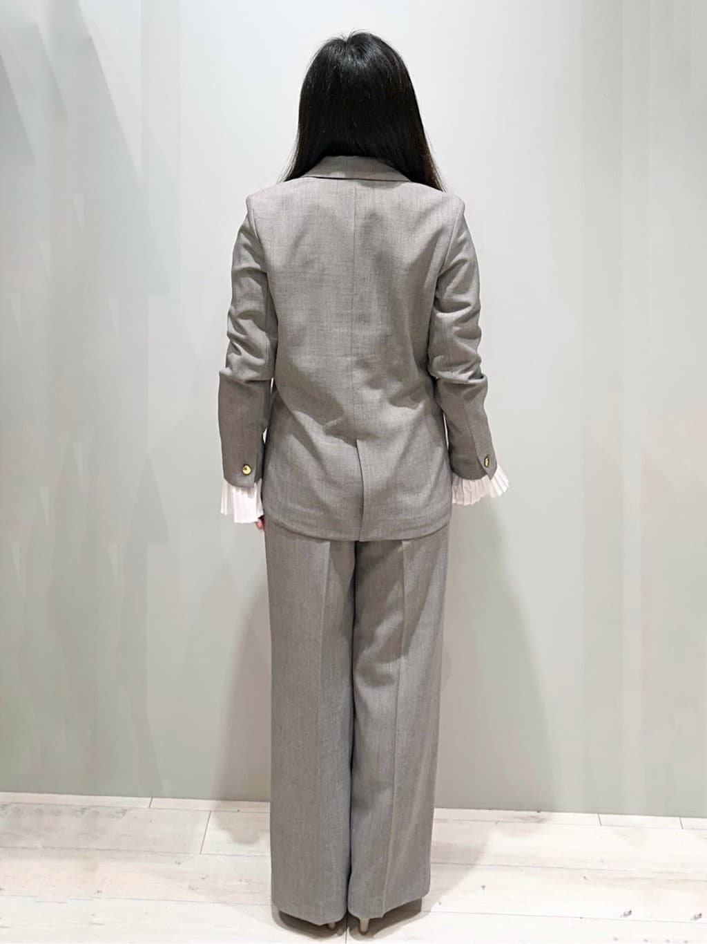 Iguさんの「THE SHOP TK｜◆【ONOFF活躍／セレモニー／通勤】CAVIAN Wブレストジャケット／洗える」を使ったコーディネート