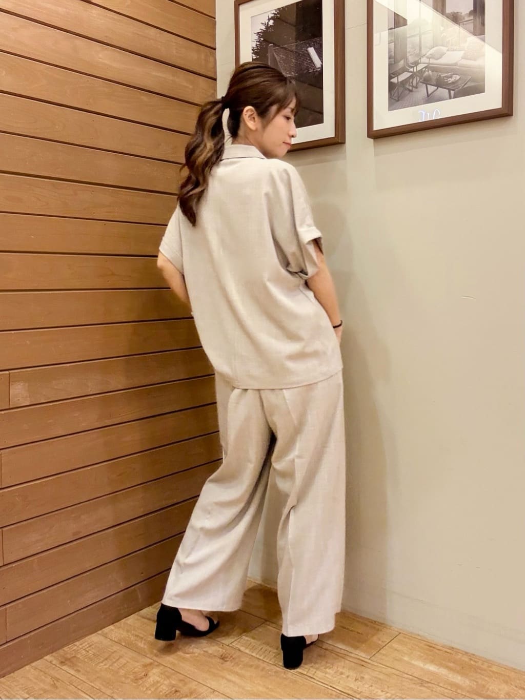 MINMINさんの「SHOO･LA･RUE｜◆カップ付きテレコタンクトップ」を使ったコーディネート