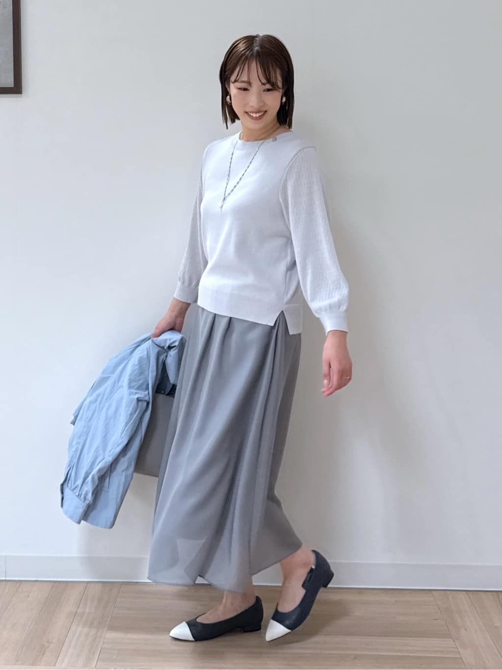 amiさんの「Reflect｜◆フーデッドライティブルゾン」を使ったコーディネート