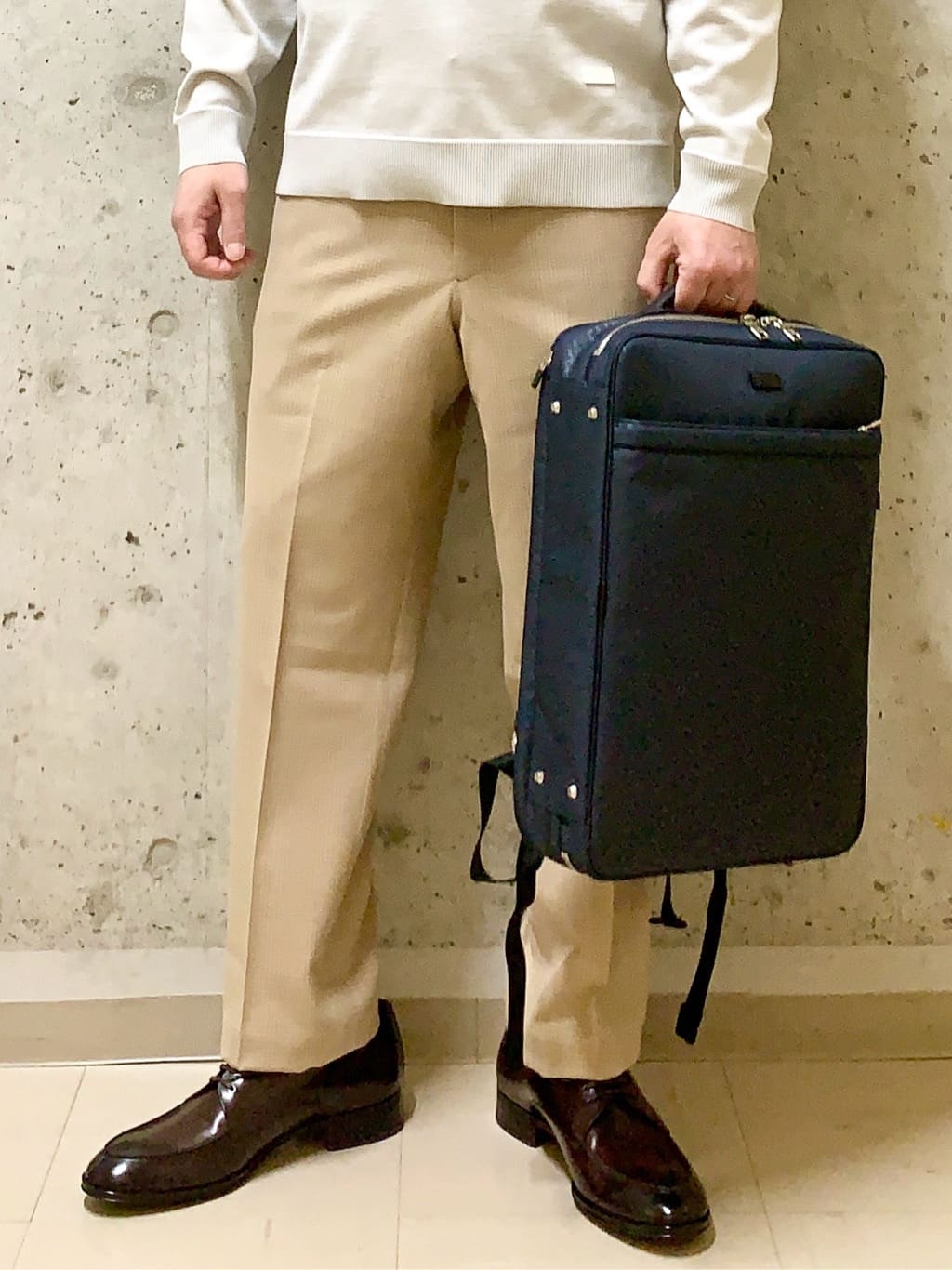 木村剛さんの「TAKEO KIKUCHI｜日本製 Uチップ ドレスシューズ」を使ったコーディネート
