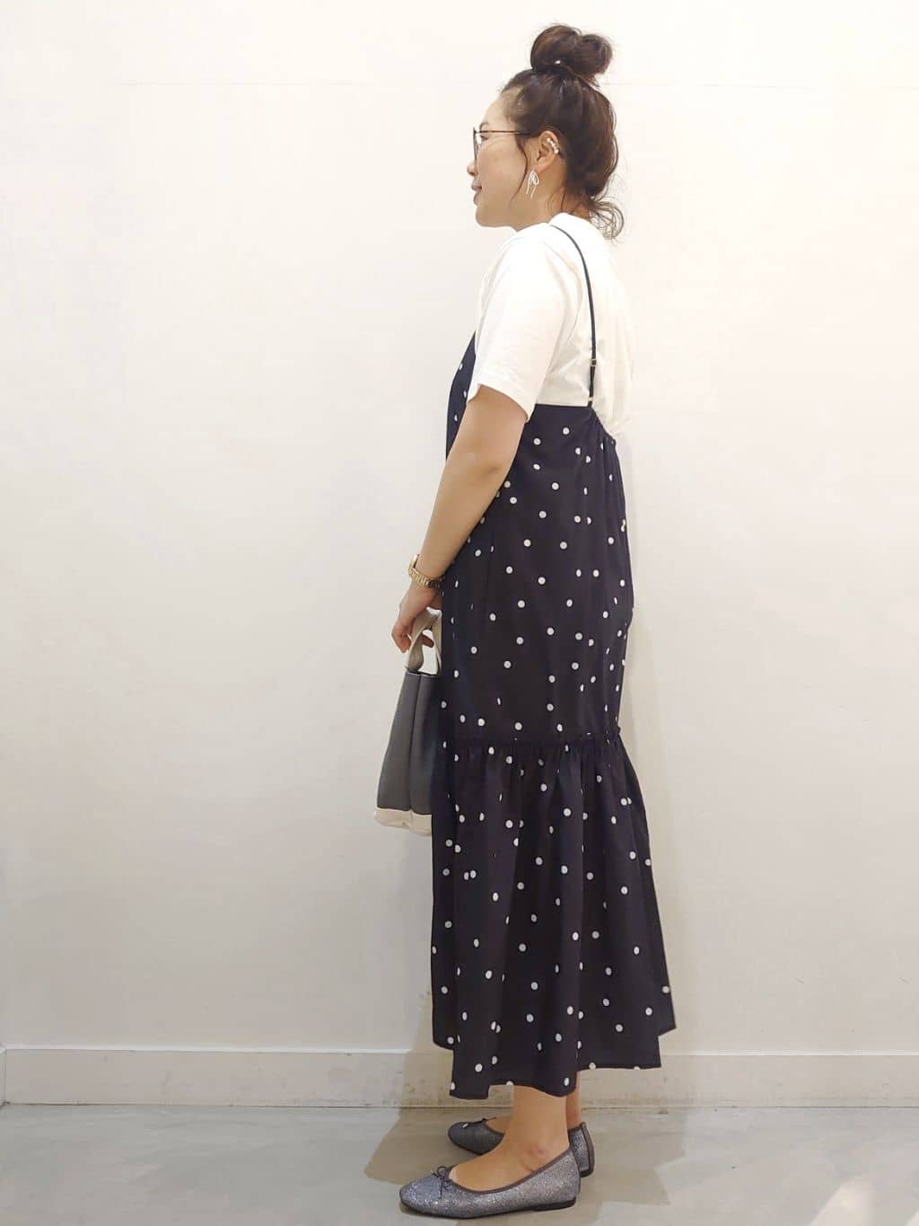 minamiさんの「OPAQUE.CLIP｜【定番/6color】名品フラットバレエシューズ」を使ったコーディネート