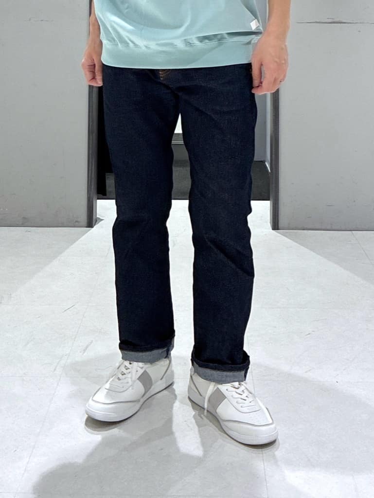 わいずみさんの「TAKEO KIKUCHI｜【抗菌防臭／5サイズ展開】ハイゲージポンチ Tシャツ」を使ったコーディネート