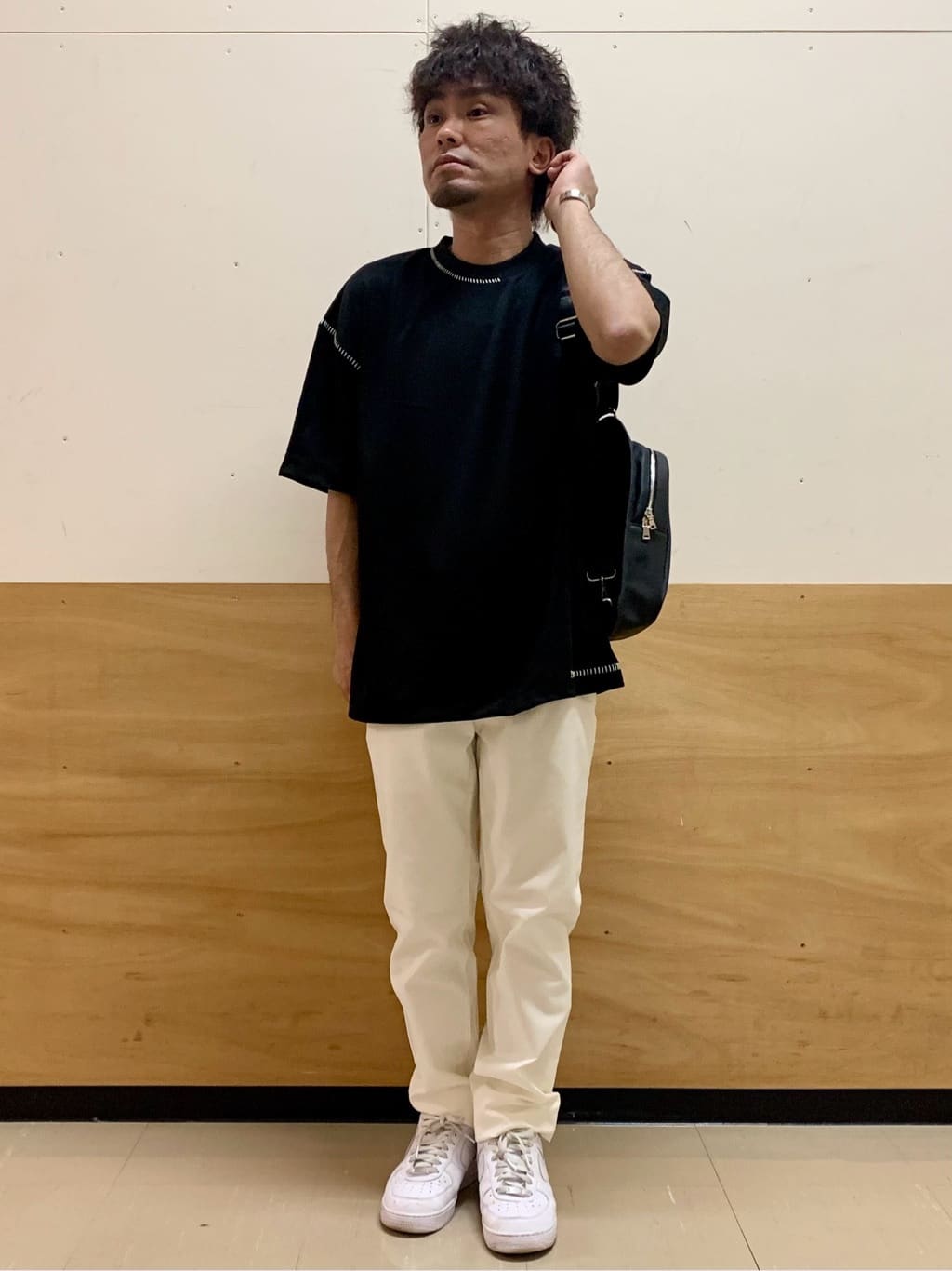 MATUさんの「THE SHOP TK｜◆ブランケットステッチ半袖Tシャツ」を使ったコーディネート
