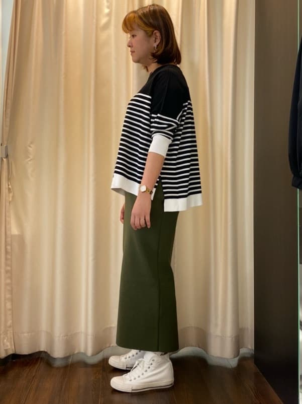 Ayaさんの「UNTITLED｜◆【体型カバー/透けにくい】ワイドシルエットニット」を使ったコーディネート
