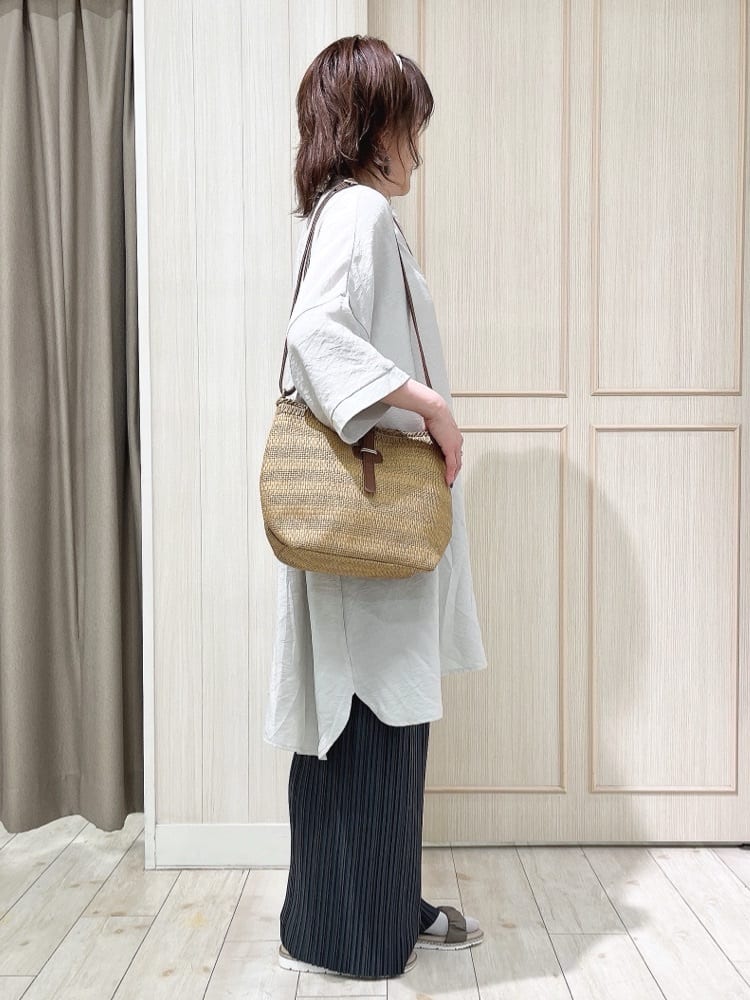 kaneさんの「SHOO･LA･RUE｜◆【洗える/S-LL/ひんやり】ゆったりチュニックワンピース」を使ったコーディネート