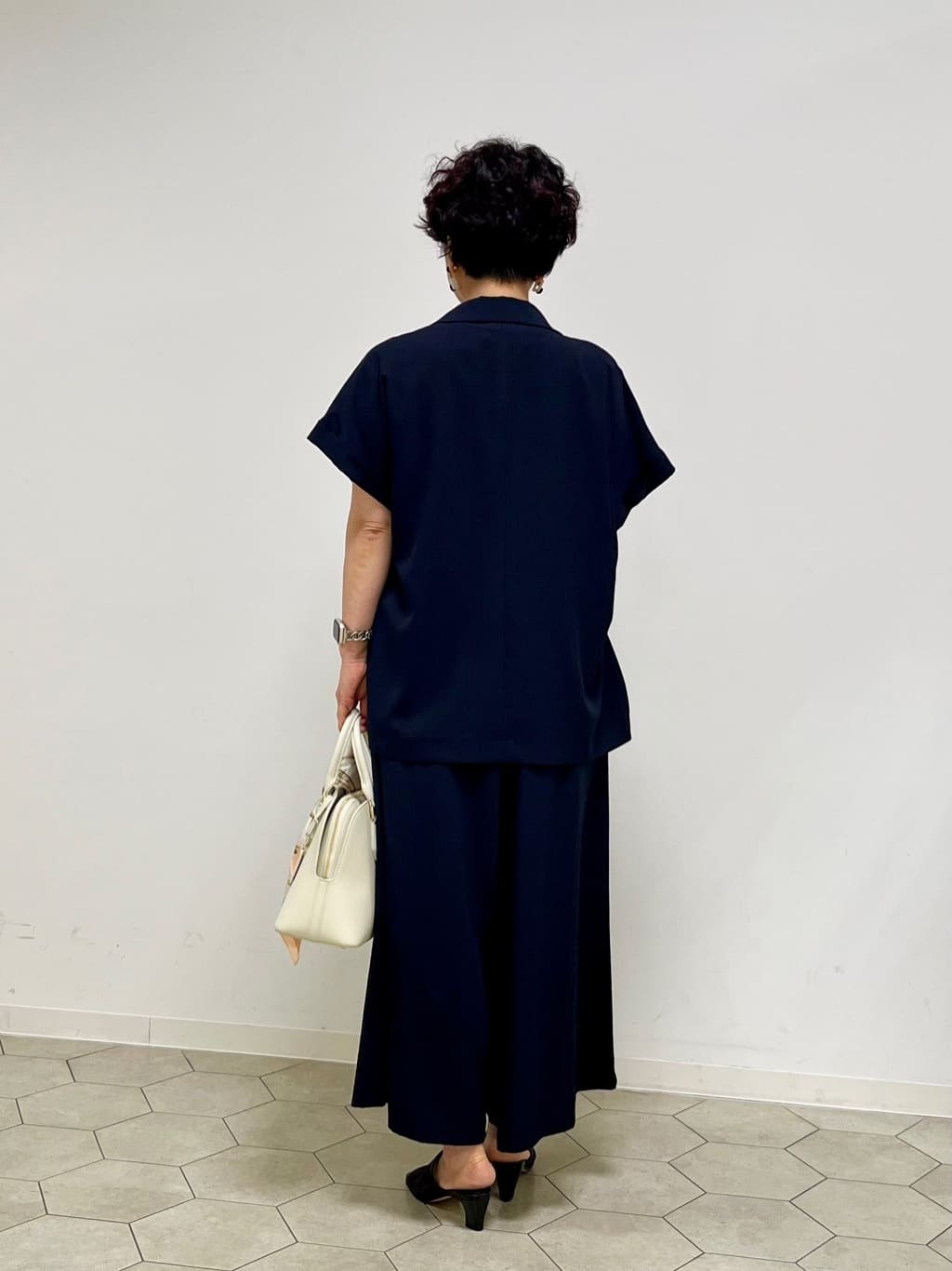 ushijimaさんの「UNTITLED｜◆【11色展開/コットン100/アンサンブル可能】 プルオーバーニット」を使ったコーディネート