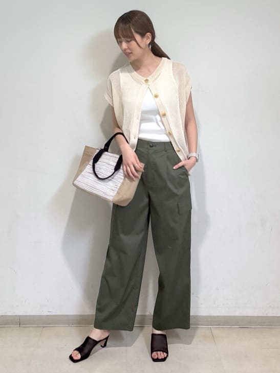 yukaさんの「UNTITLED｜コットンテレコタンクトップ」を使ったコーディネート