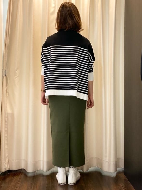 Ayaさんの「UNTITLED｜◆【体型カバー/透けにくい】ワイドシルエットニット」を使ったコーディネート