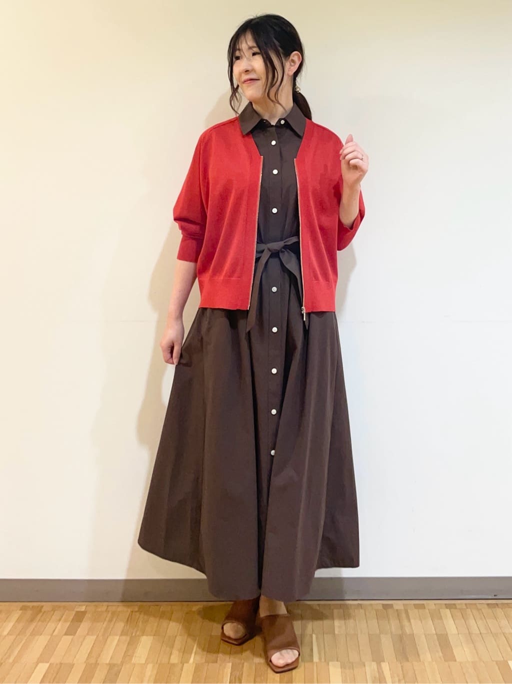 フナキさんの「UNTITLED｜◆【旬トレンド】メッシュミュール」を使ったコーディネート
