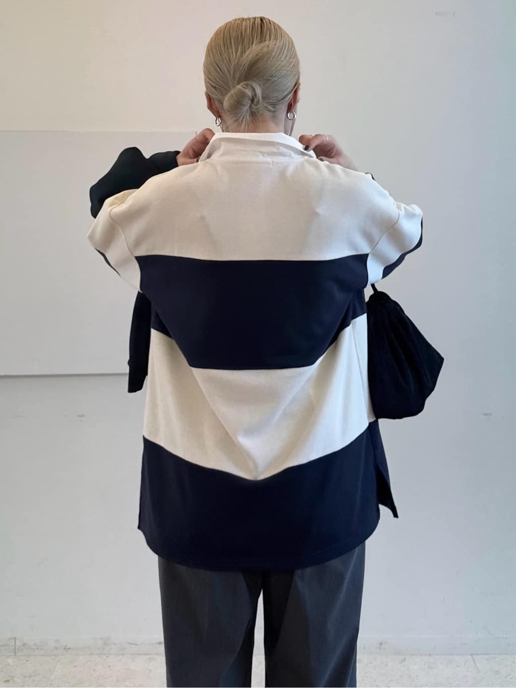 omaさんの「THE SHOP TK｜◆【ONOFF活躍／セレモニー／通勤】CAVIAN Wブレストジャケット／洗える」を使ったコーディネート