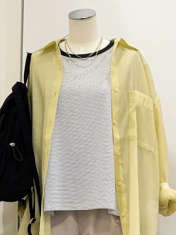 yukariさんの「grove｜【Lee&times;grove別注】HALF SLEEVE FLARE T-SHIRTS」を使ったコーディネート