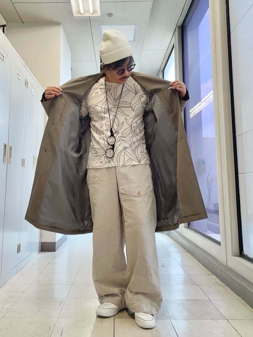 MAKOTO AIさんの「TAKEO KIKUCHI｜ラスタウォーカーニットCAP」を使ったコーディネート