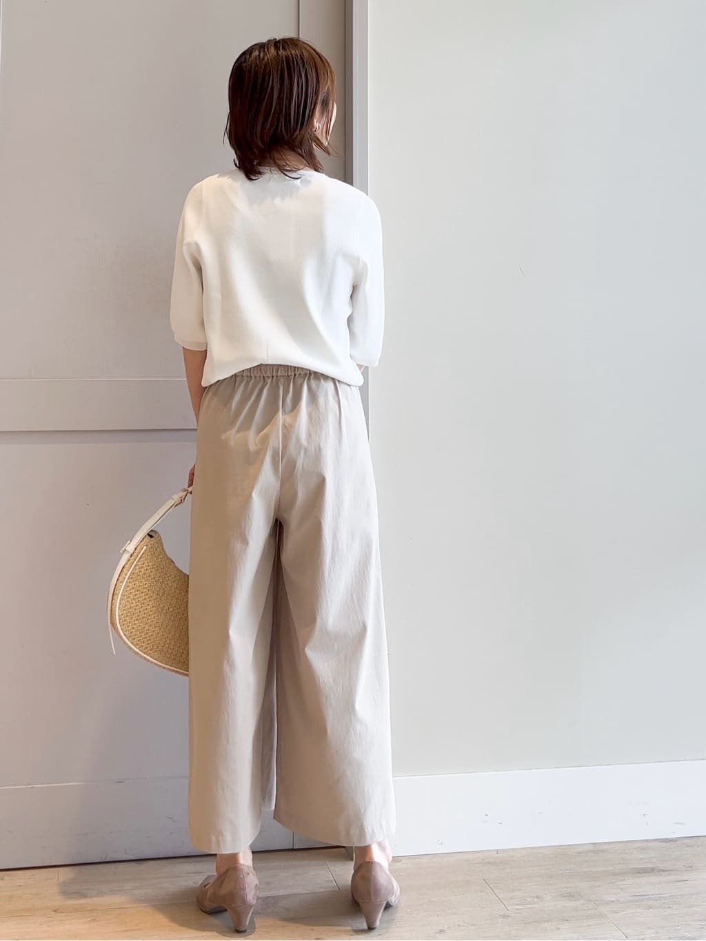 yamakoさんの「grove｜サマーハイパーストレッチワイドパンツ」を使ったコーディネート