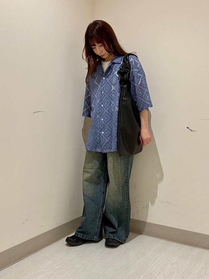 S.A.Oさんの「tk.TAKEO KIKUCHI｜◆片染めレースシャツ」を使ったコーディネート
