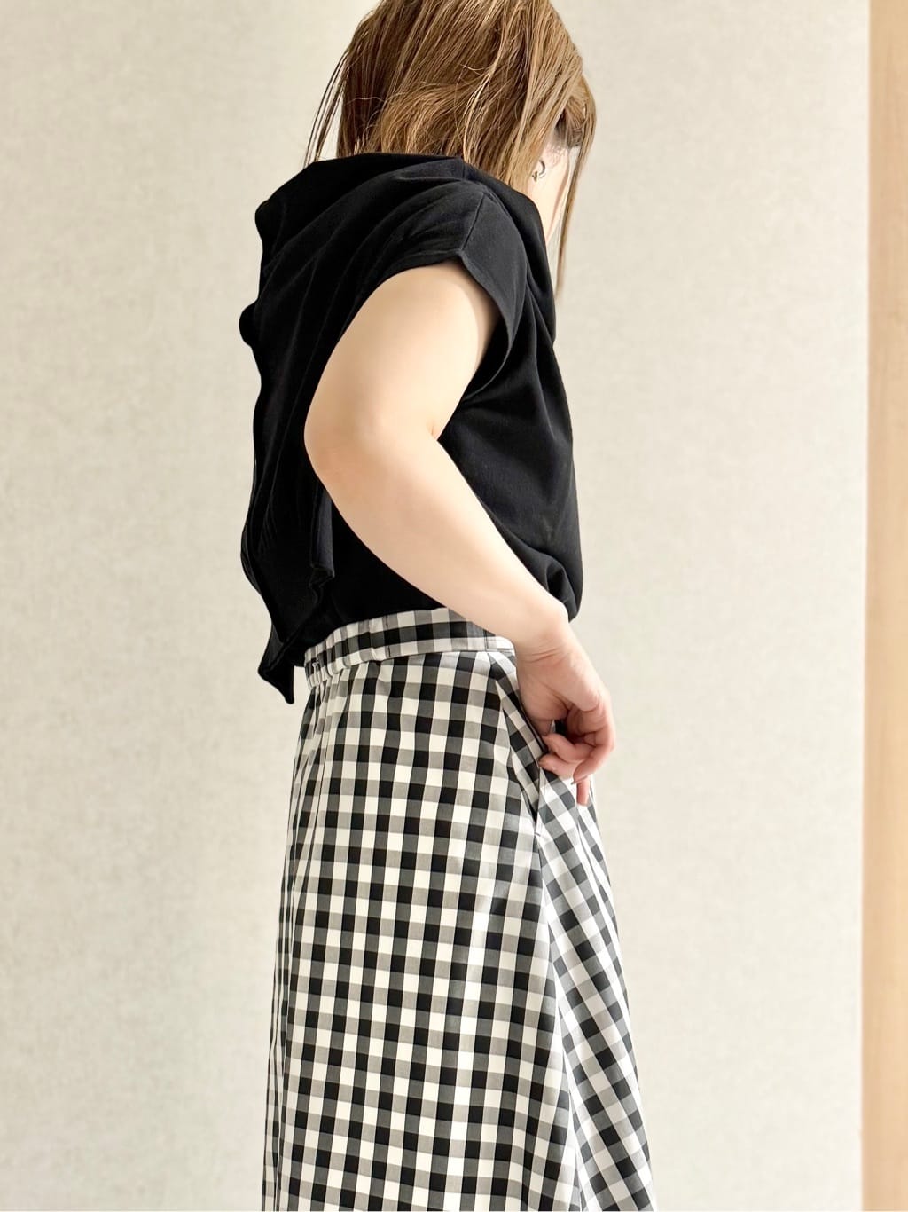 sayuさんの「UNTITLED｜◆【11色展開/コットン100/アンサンブル可能】クルーカーディガン」を使ったコーディネート