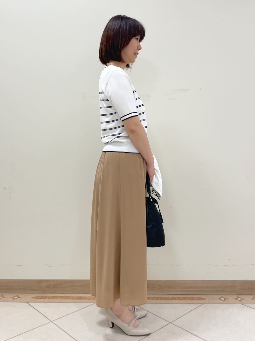 hanaさんの「Reflect｜◆【手洗い可／アンサンブル可】バイカラーカーディガン」を使ったコーディネート