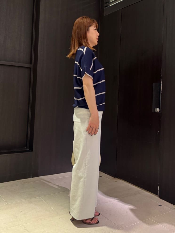 SaKiさんの「UNTITLED｜◆【清涼感/洗濯機洗い可】オックス クロップドワイドパンツ」を使ったコーディネート