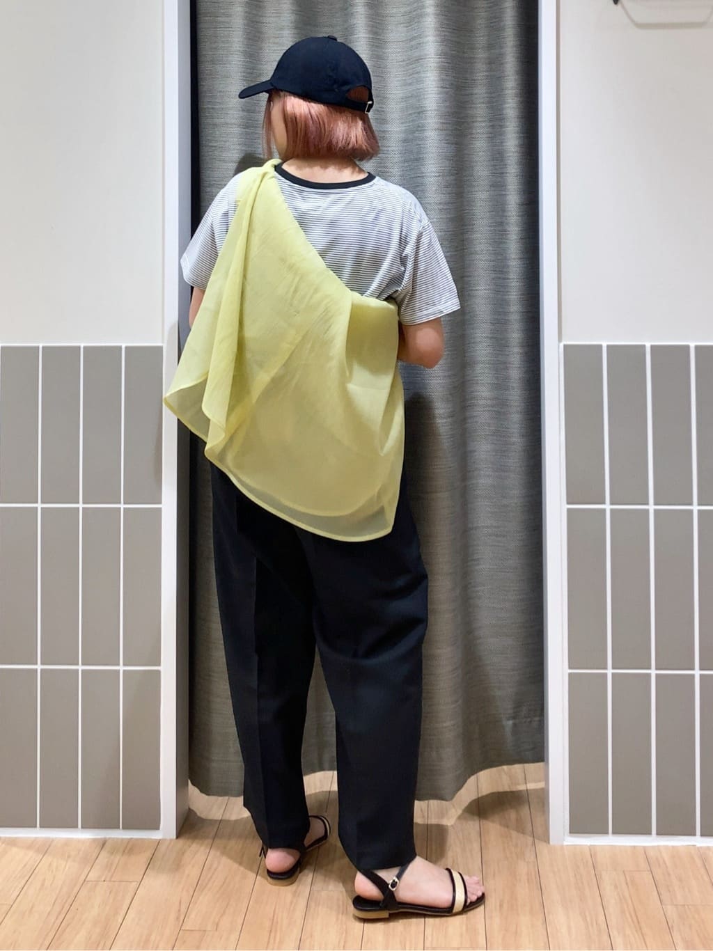myuさんの「grove｜【Lee&times;grove別注】HALF SLEEVE FLARE T-SHIRTS」を使ったコーディネート