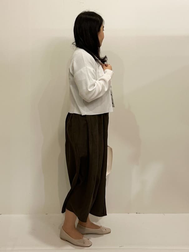 ちゃこさんの「OPAQUE.CLIP｜◆ピンタックフィット＆フレアワンピース【洗濯機洗い可】」を使ったコーディネート