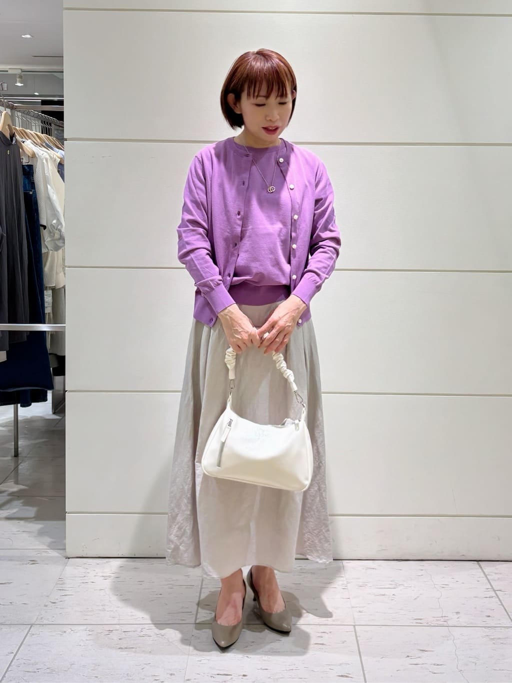 Satoさんの「UNTITLED｜◆【11色展開/コットン100/アンサンブル可能】 プルオーバーニット」を使ったコーディネート