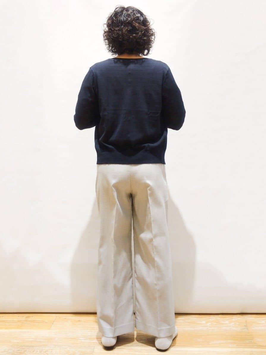 ぽんさんの「OPAQUE.CLIP｜◆【軽量／洗える】ポインテッドトゥニットパンプス」を使ったコーディネート
