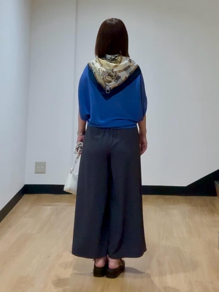 MIKIKOさんの「UNTITLED｜◆【体型カバー/清涼感】ドルマンスリーブ プルオーバーニット」を使ったコーディネート