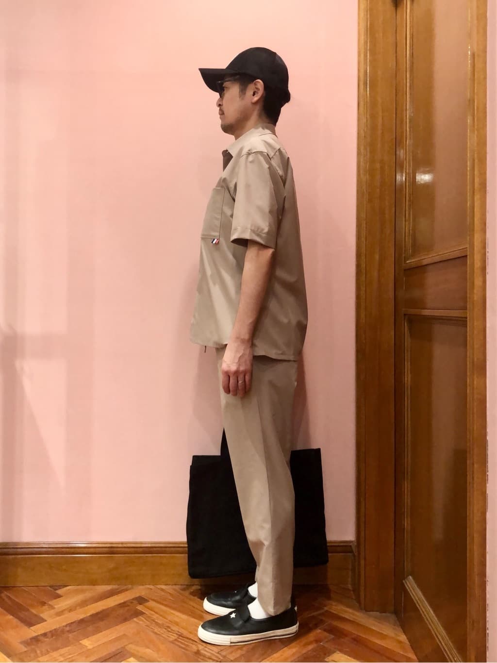 OKJさんの「DRESSTERIOR｜Dロゴ メッシュキャップ」を使ったコーディネート