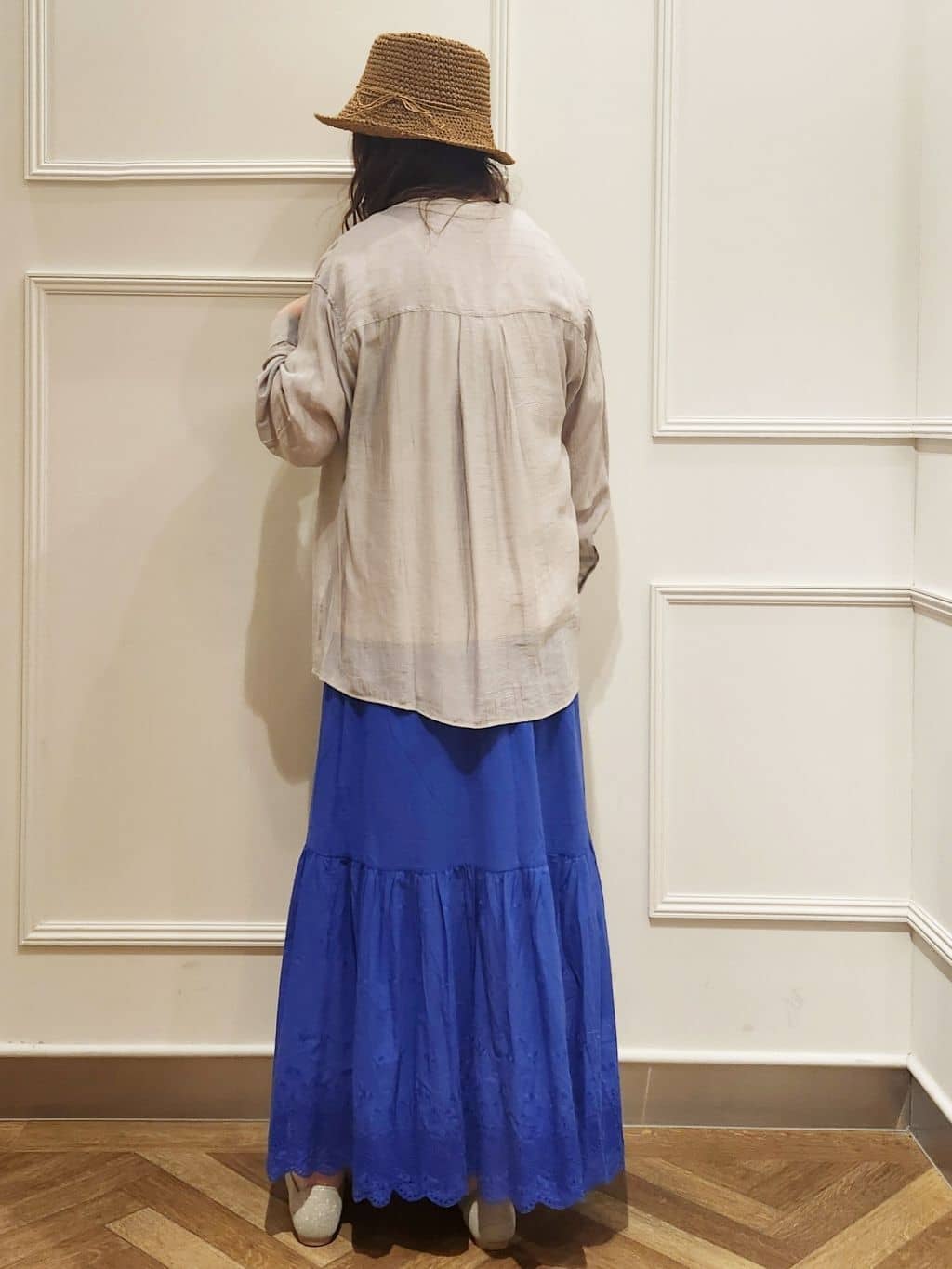 Pさんの「SHOO･LA･RUE｜◆【洗える】透かし編みニットパンプス」を使ったコーディネート