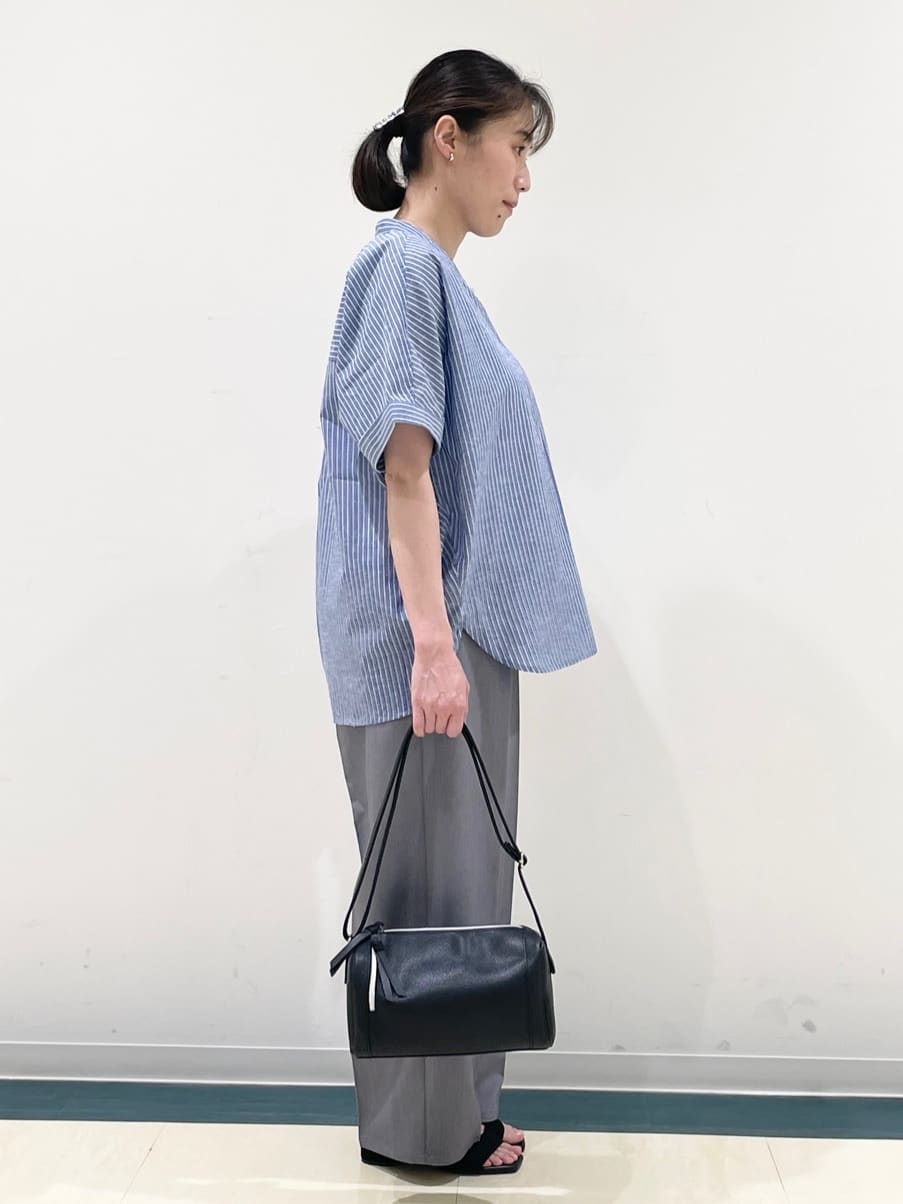 あんづさんの「SHOO･LA･RUE｜◆【洗える/S-LL】シアーネックがこなれ見え リブタンクトップ」を使ったコーディネート