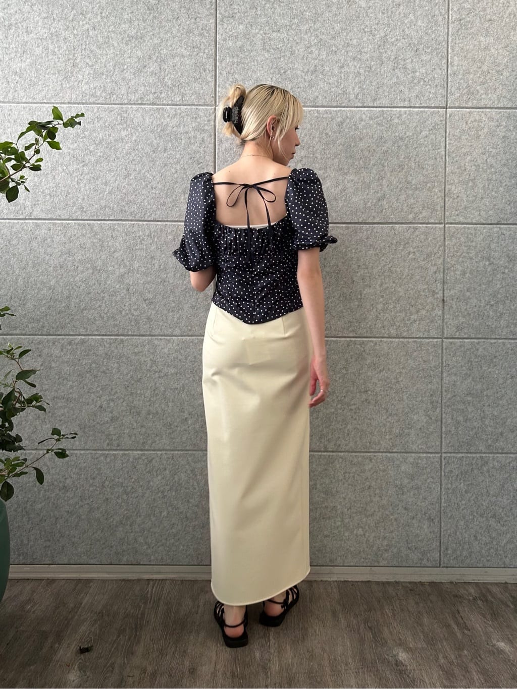 honoka Aさんの「CODE A｜polka dot blouse」を使ったコーディネート