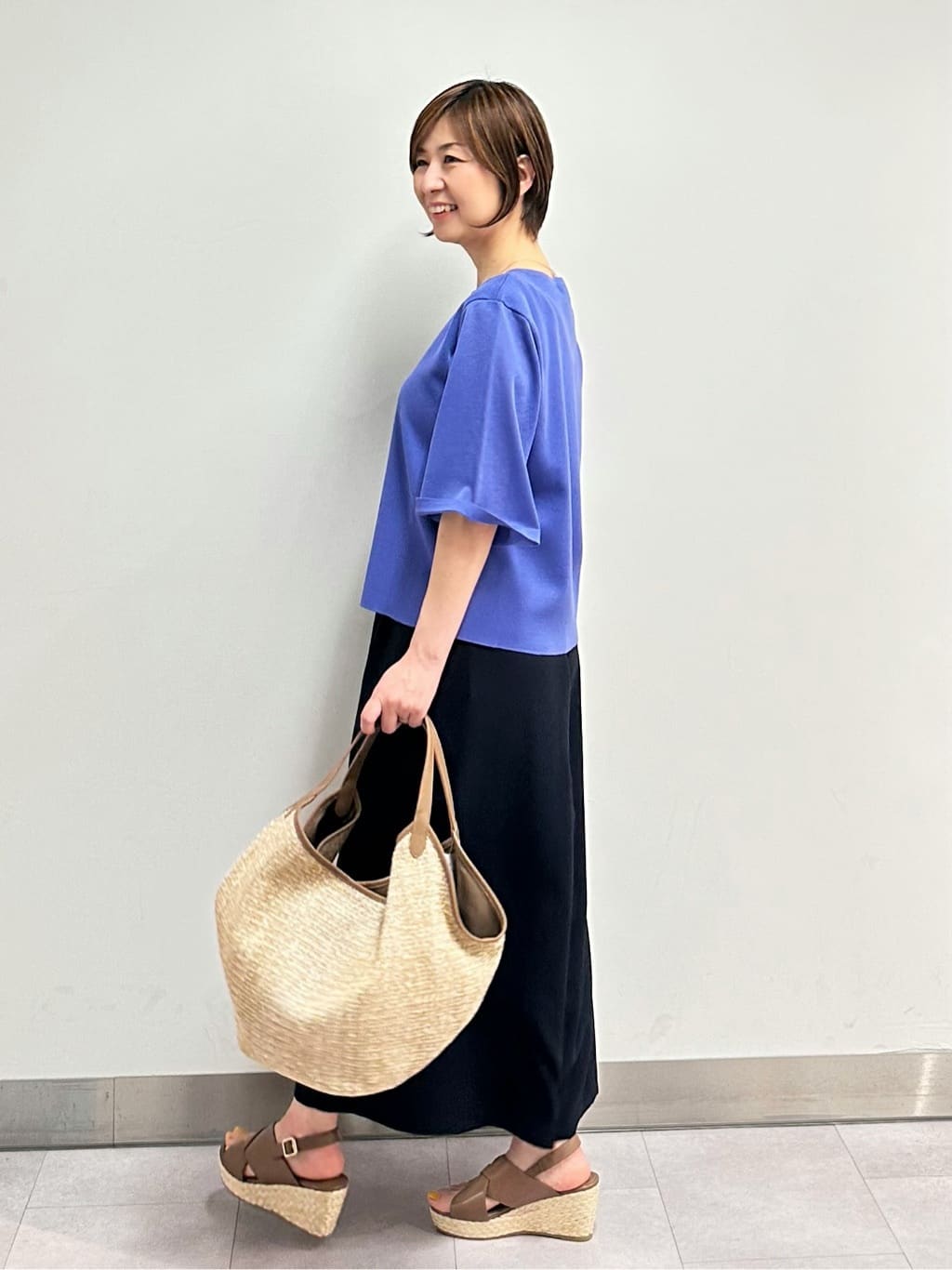 みなこさんの「UNTITLED｜ライトダブルリングネックレス」を使ったコーディネート