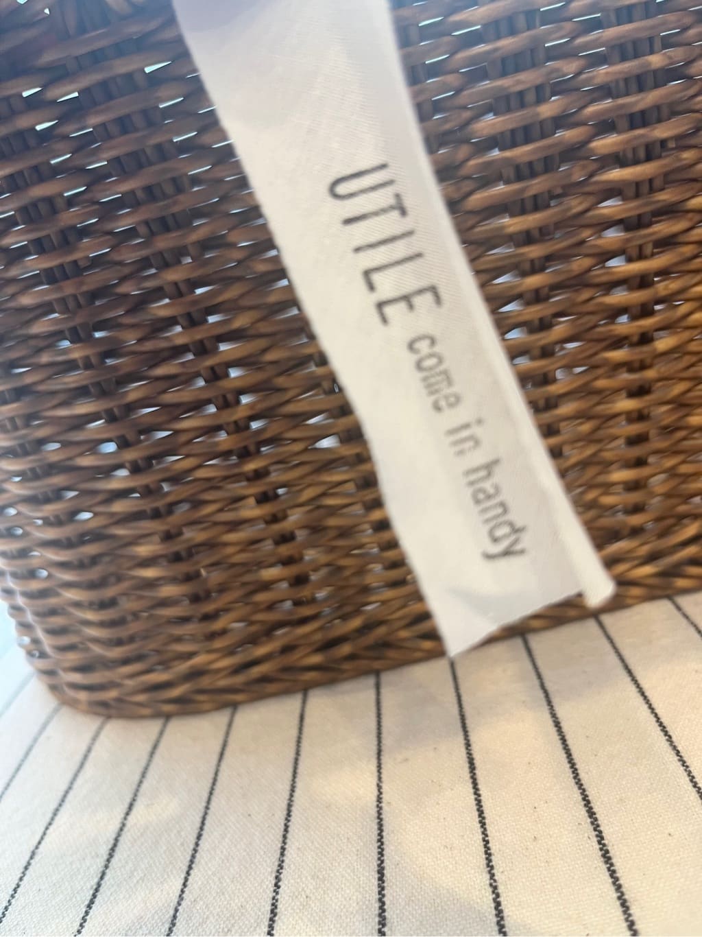 えびさんの「212 KITCHEN STORE｜UTILE ユティル ナイール ボートバスケットＬ」を使ったコーディネート