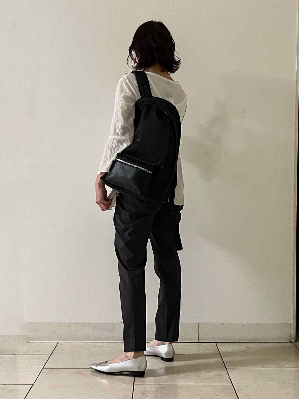 mihoさんの「INDIVI｜◆【2点セット／洗える】カセット服 キャミ＆ブラウス セットトップス」を使ったコーディネート