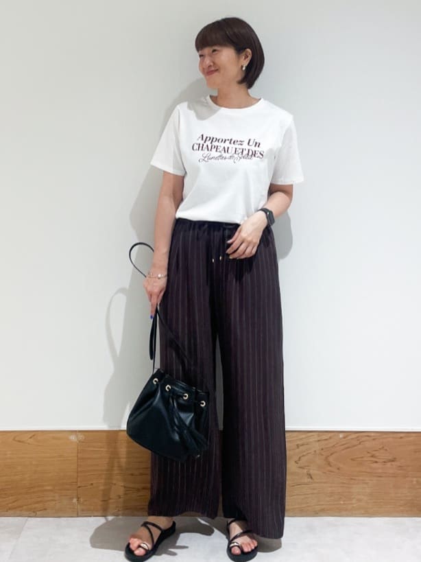 Yukinkoさんの「OPAQUE.CLIP｜◆サーフロゴTシャツ【洗濯機洗い可】」を使ったコーディネート