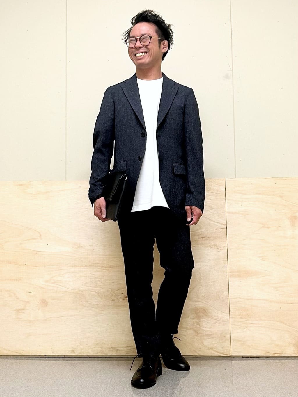 KENJI Iさんの「THE SHOP TK｜2WAYクラッチバッグ【冠婚葬祭/ビジネス/セレモニー/パーティー】」を使ったコーディネート