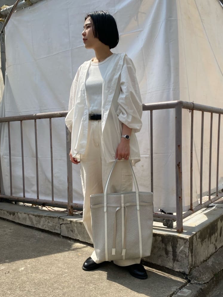 Uさんの「HIROKO HAYASHI｜PANIER（パニエ） トートバッグL」を使ったコーディネート