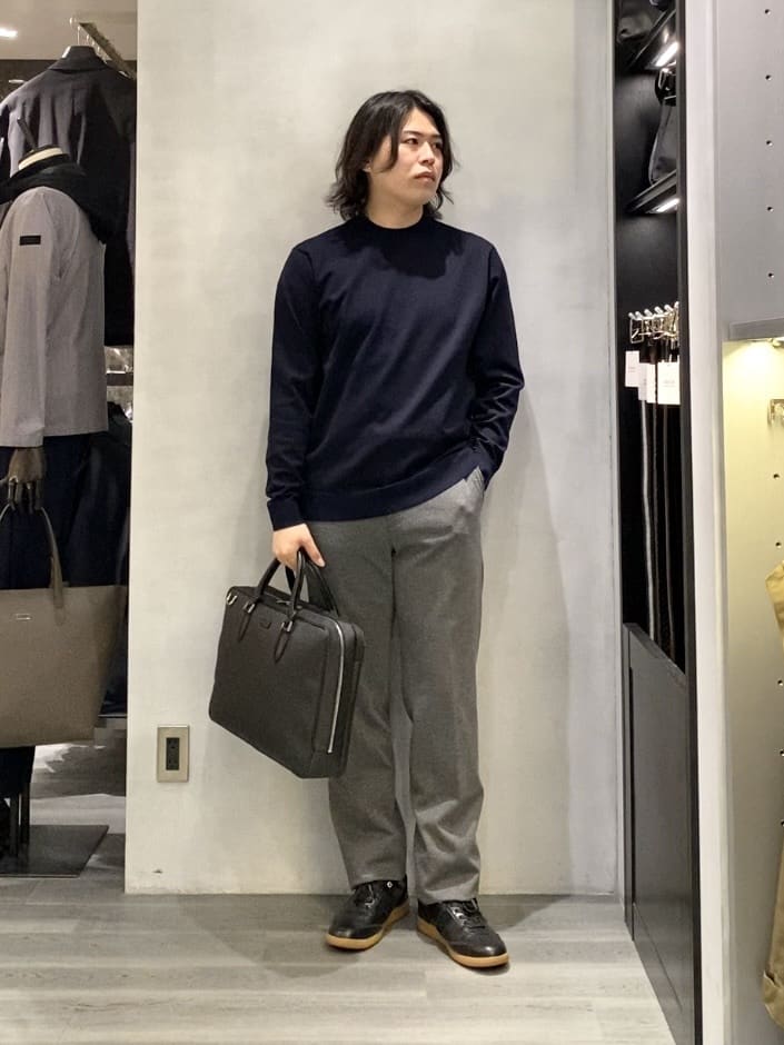 nishiさんの「TAKEO KIKUCHI｜コーデュラ（R） コーティング ブリーフケース」を使ったコーディネート
