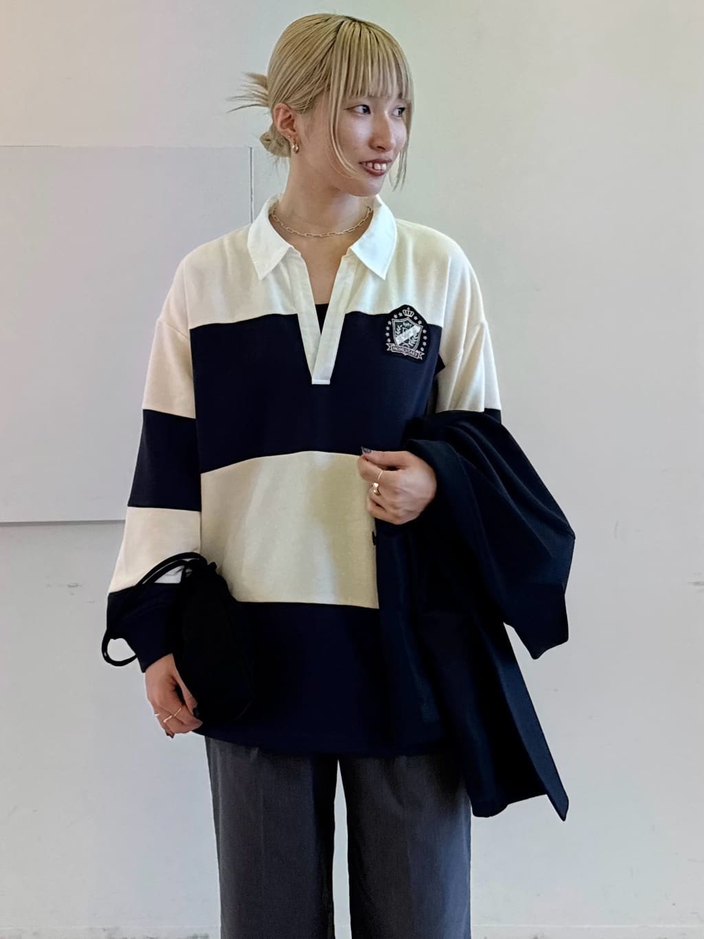 omaさんの「THE SHOP TK｜◆【ONOFF活躍／セレモニー／通勤】CAVIAN Wブレストジャケット／洗える」を使ったコーディネート