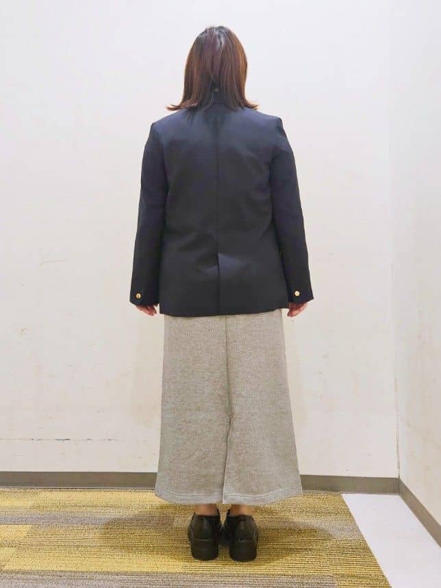 okayuさんの「THE SHOP TK｜◆【ONOFF活躍／セレモニー／通勤】CAVIAN Wブレストジャケット／洗える」を使ったコーディネート