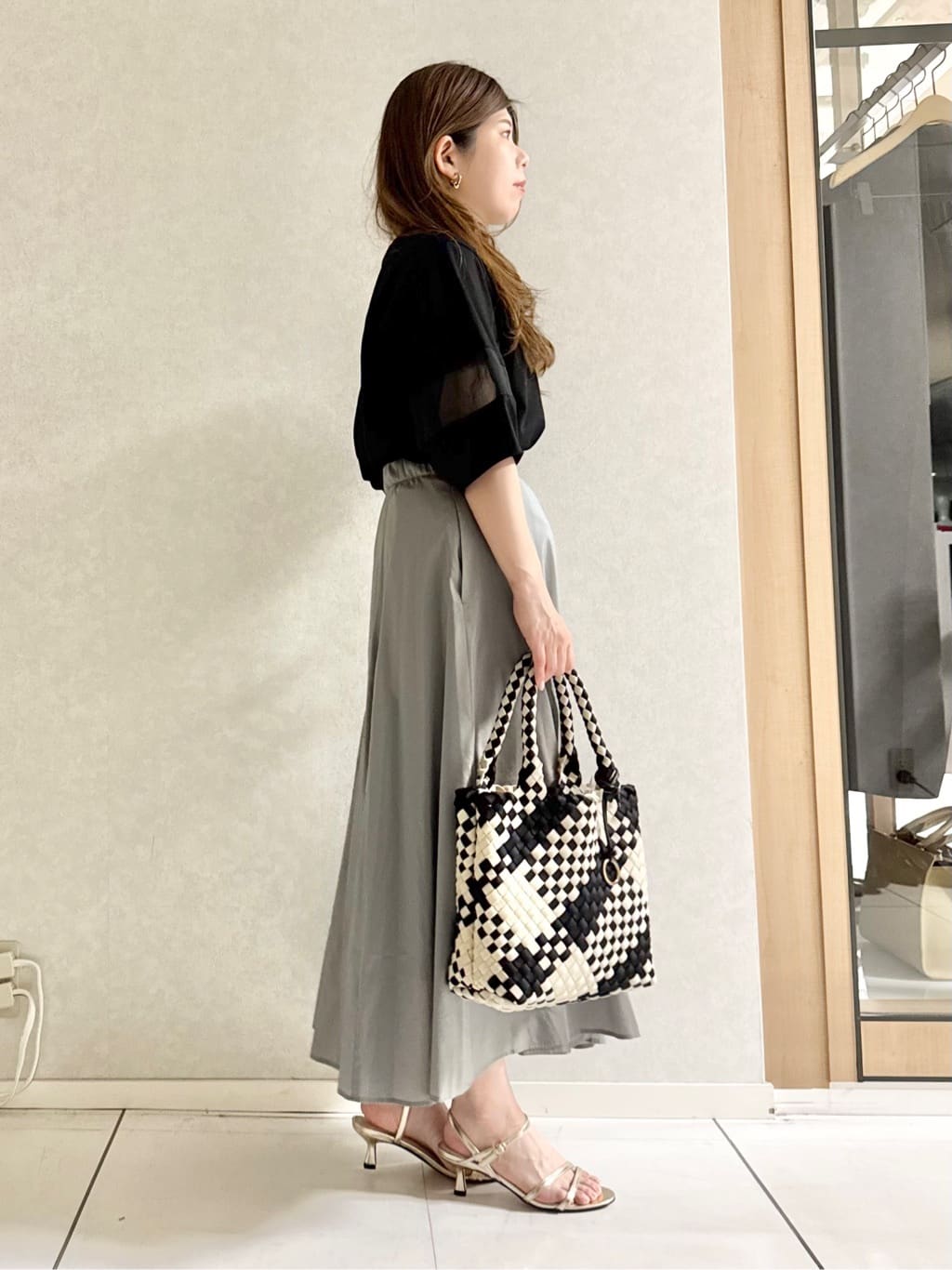 sayuさんの「UNTITLED｜◆【二の腕カバー/接触冷感】袖オーガンジープルオーバー」を使ったコーディネート