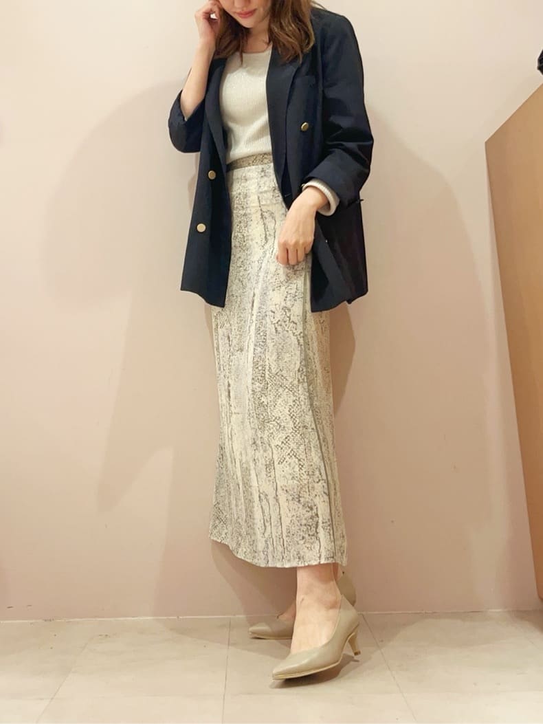 Oさんの「ESPERANZA｜【レイン対応/12時間パンプス】約5.5cm　歩きやすくて疲れにくい」を使ったコーディネート