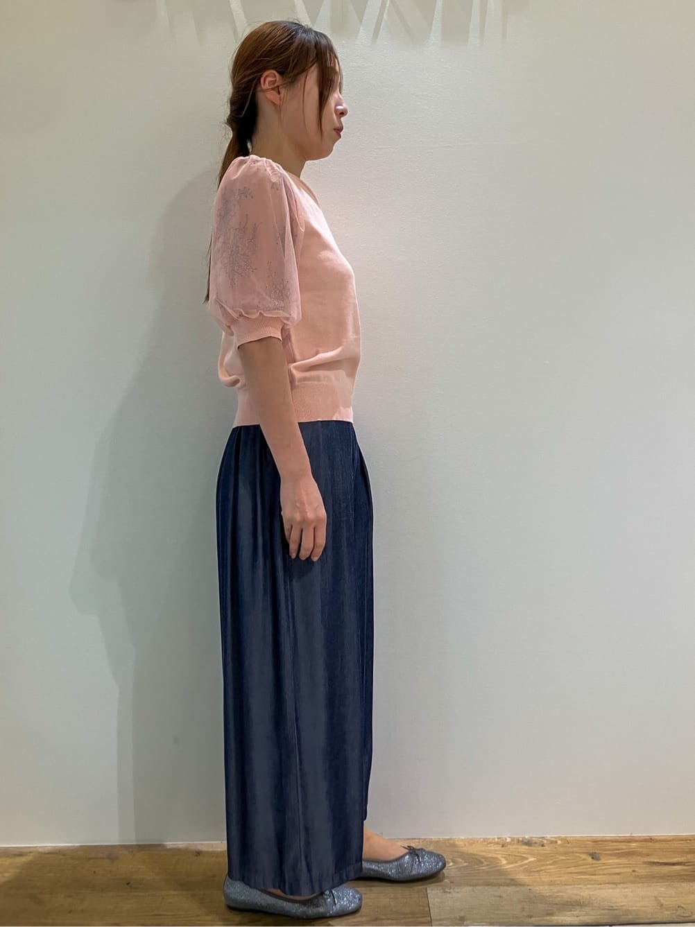  Maruさんの「OPAQUE.CLIP｜【定番/6color】名品フラットバレエシューズ」を使ったコーディネート