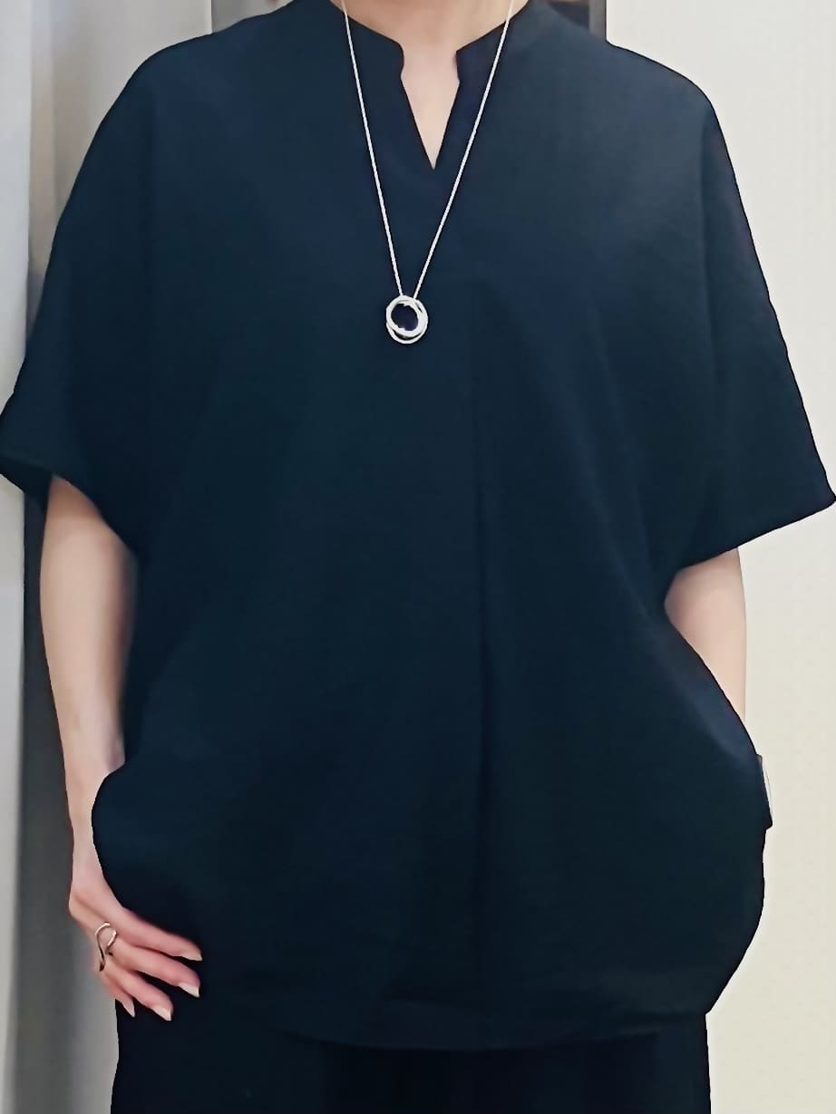 YUKIさんの「INDIVI｜【洗える／UVケア／SETUP可能】ドロストワイドパンツ」を使ったコーディネート
