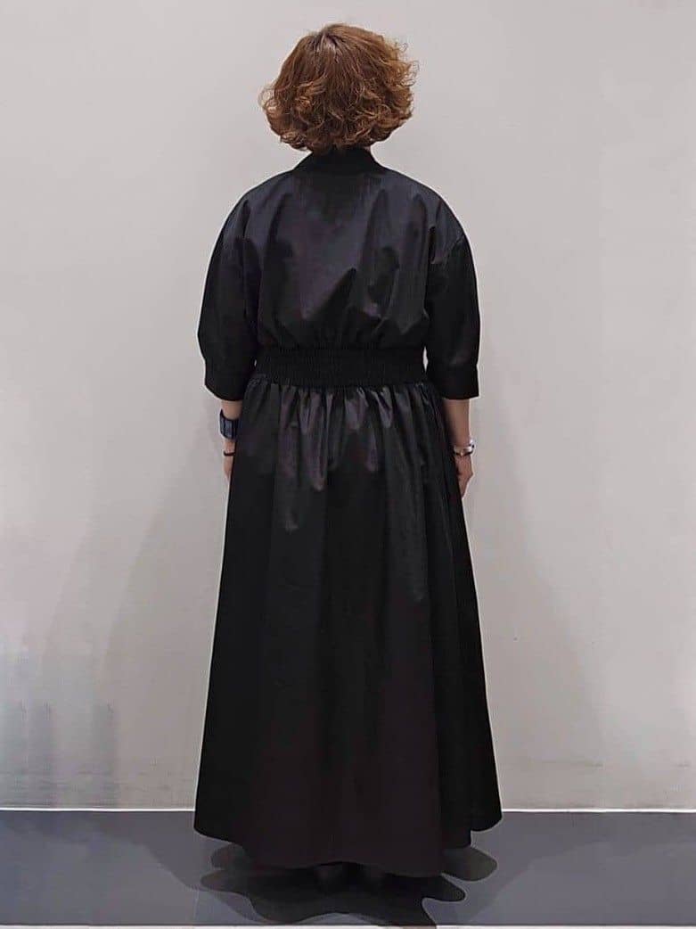 ゆきをさんの「OPAQUE.CLIP｜◆《5色展開》フィット＆フレアシャツワンピース【洗濯機洗い可】」を使ったコーディネート