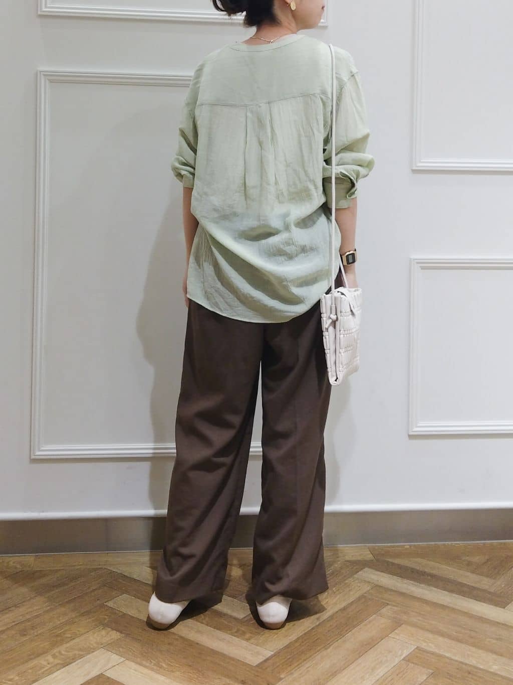 おとうふさんの「SHOO･LA･RUE｜◆【洗える/S-LL】シアーネックがこなれ見え リブタンクトップ」を使ったコーディネート