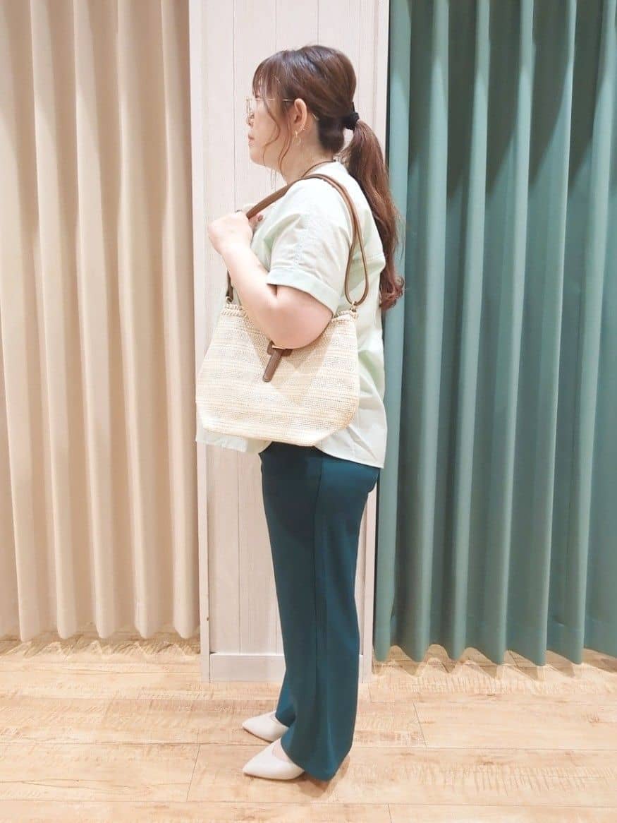 タガさんの「SHOO･LA･RUE｜◆カップ付きテレコタンクトップ」を使ったコーディネート