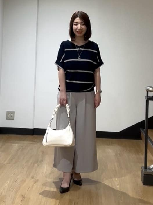 MIKIKOさんの「UNTITLED｜マーブルドロップネックレス」を使ったコーディネート